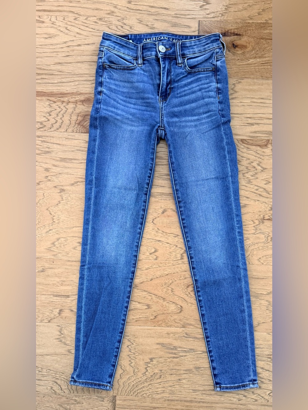 American Eagle Outfitters Women's Medium Blue Skinny Jeans